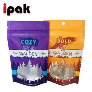 Olor prova làmina imprès estand Cigar a la borsa amb cremallera